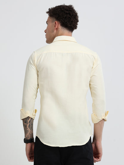 Shirt for men Premium Cotton Slab Casual Shirt - Full Sleeve USD-407/5