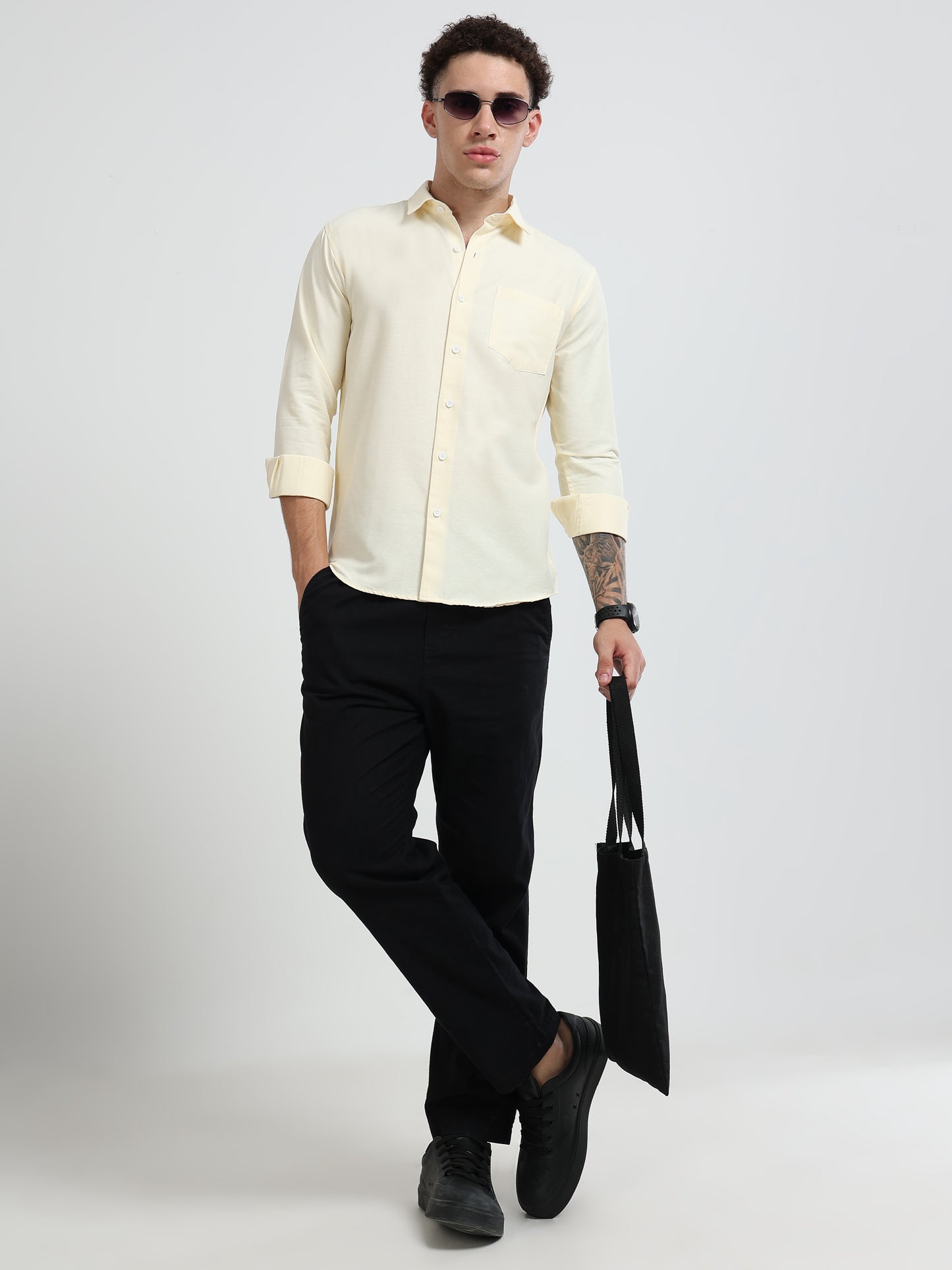 Shirt for men Premium Cotton Slab Casual Shirt - Full Sleeve USD-407/5