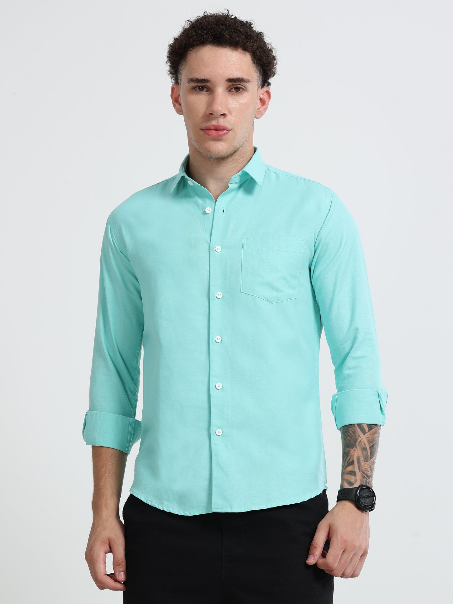 Shirt for men Premium Cotton Slab Casual Shirt - Full Sleeve USD-407/7