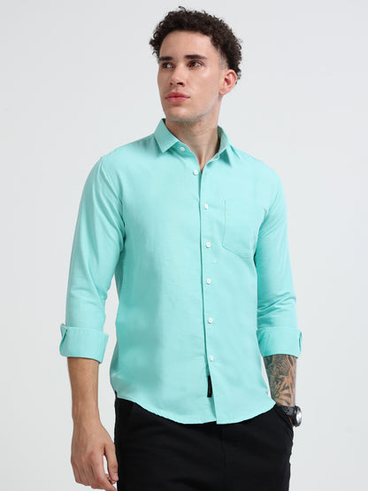 Shirt for men Premium Cotton Slab Casual Shirt - Full Sleeve USD-407/7