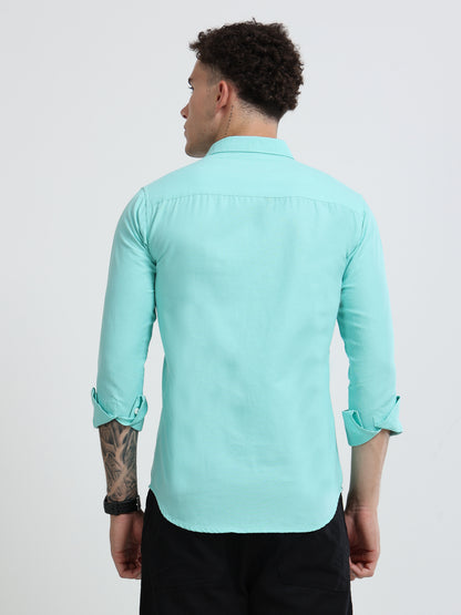 Shirt for men Premium Cotton Slab Casual Shirt - Full Sleeve USD-407/7