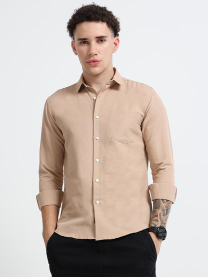 Shirt for men Premium Cotton Slab Casual Shirt - Full Sleeve USD-407/8