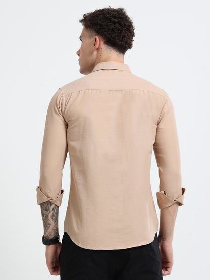 Shirt for men Premium Cotton Slab Casual Shirt - Full Sleeve USD-407/8