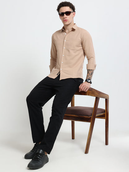Shirt for men Premium Cotton Slab Casual Shirt - Full Sleeve USD-407/8