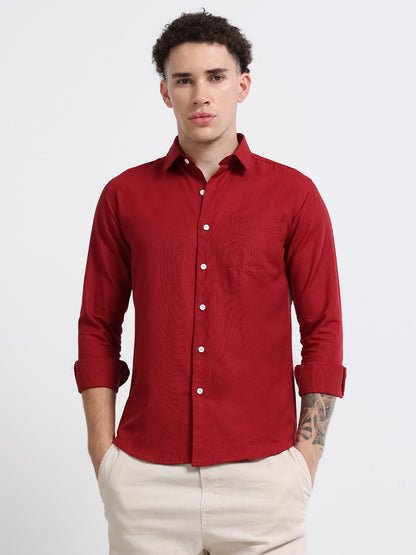 Shirt for men Premium Cotton Slab Casual Shirt - Full Sleeve USD-407/9
