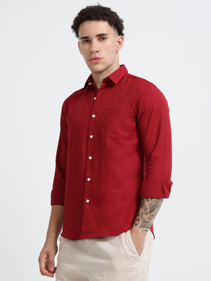 Shirt for men Premium Cotton Slab Casual Shirt - Full Sleeve USD-407/9