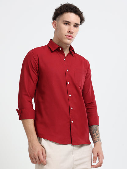 Shirt for men Premium Cotton Slab Casual Shirt - Full Sleeve USD-407/9