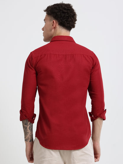 Shirt for men Premium Cotton Slab Casual Shirt - Full Sleeve USD-407/9
