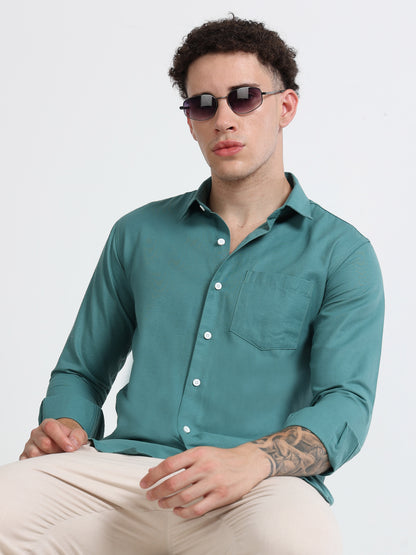 Shirt for men Premium Cotton Slab Casual Shirt - Full Sleeve USD-407/1