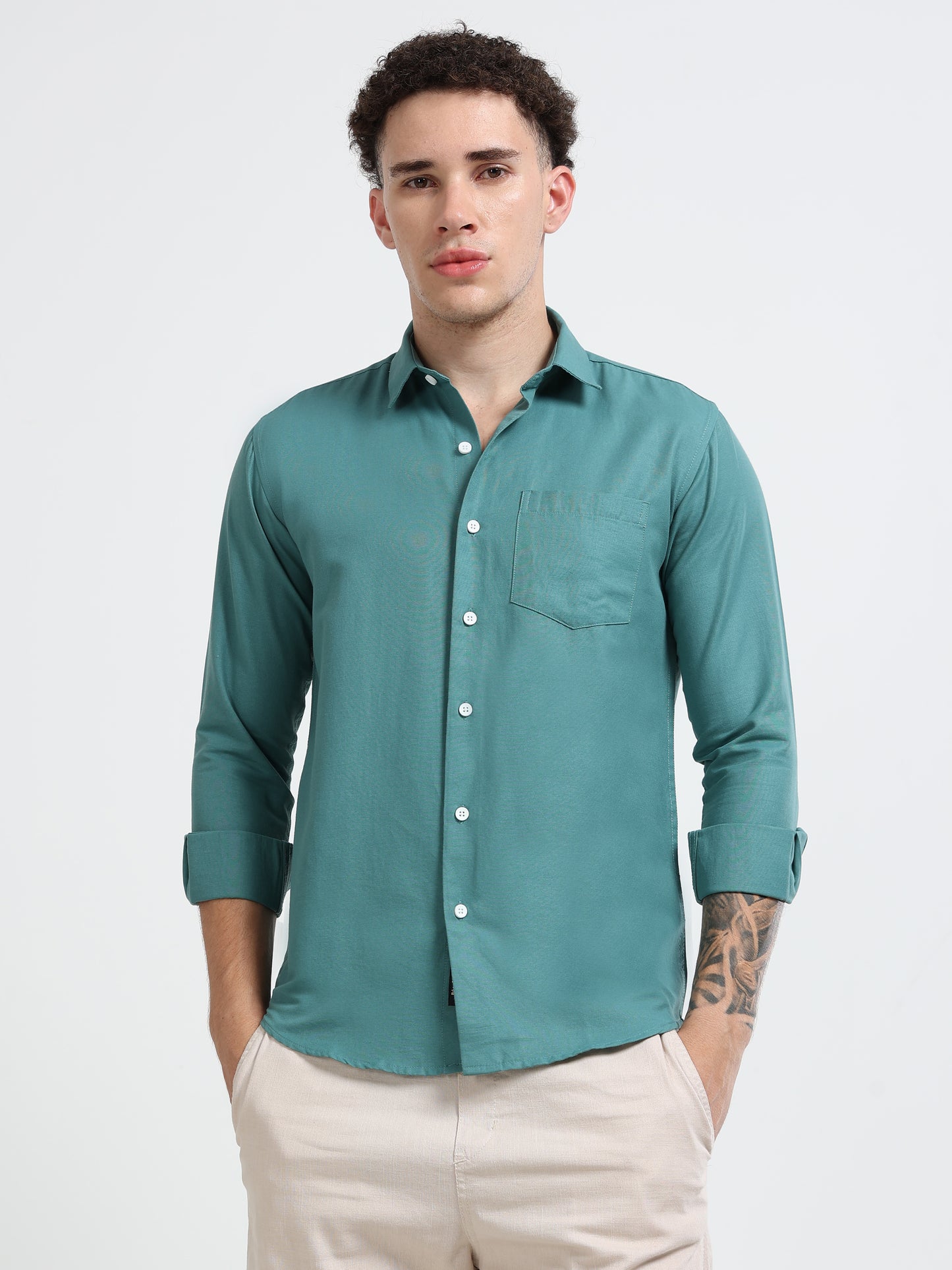 Shirt for men Premium Cotton Slab Casual Shirt - Full Sleeve USD-407/1