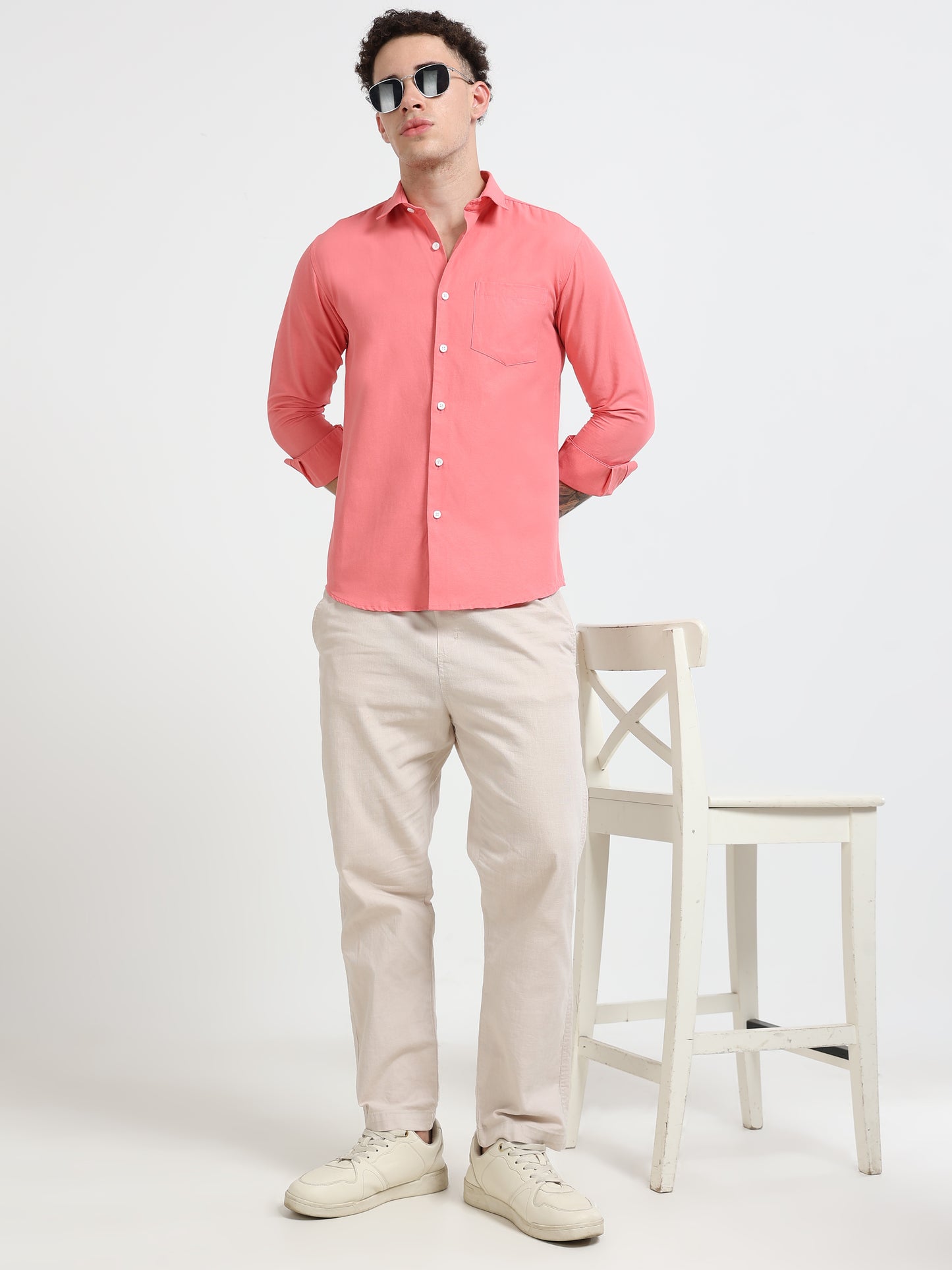 Shirt for men Premium Cotton Slab Casual Shirt - Full Sleeve USD-407/2