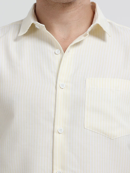 Mens Premium Striped Cotton Shirt - Regular Fit USD 408/1