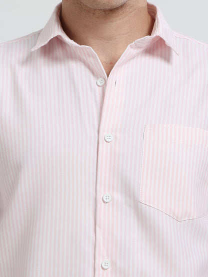 Mens Premium Striped Cotton Shirt - Regular Fit USD 408/3