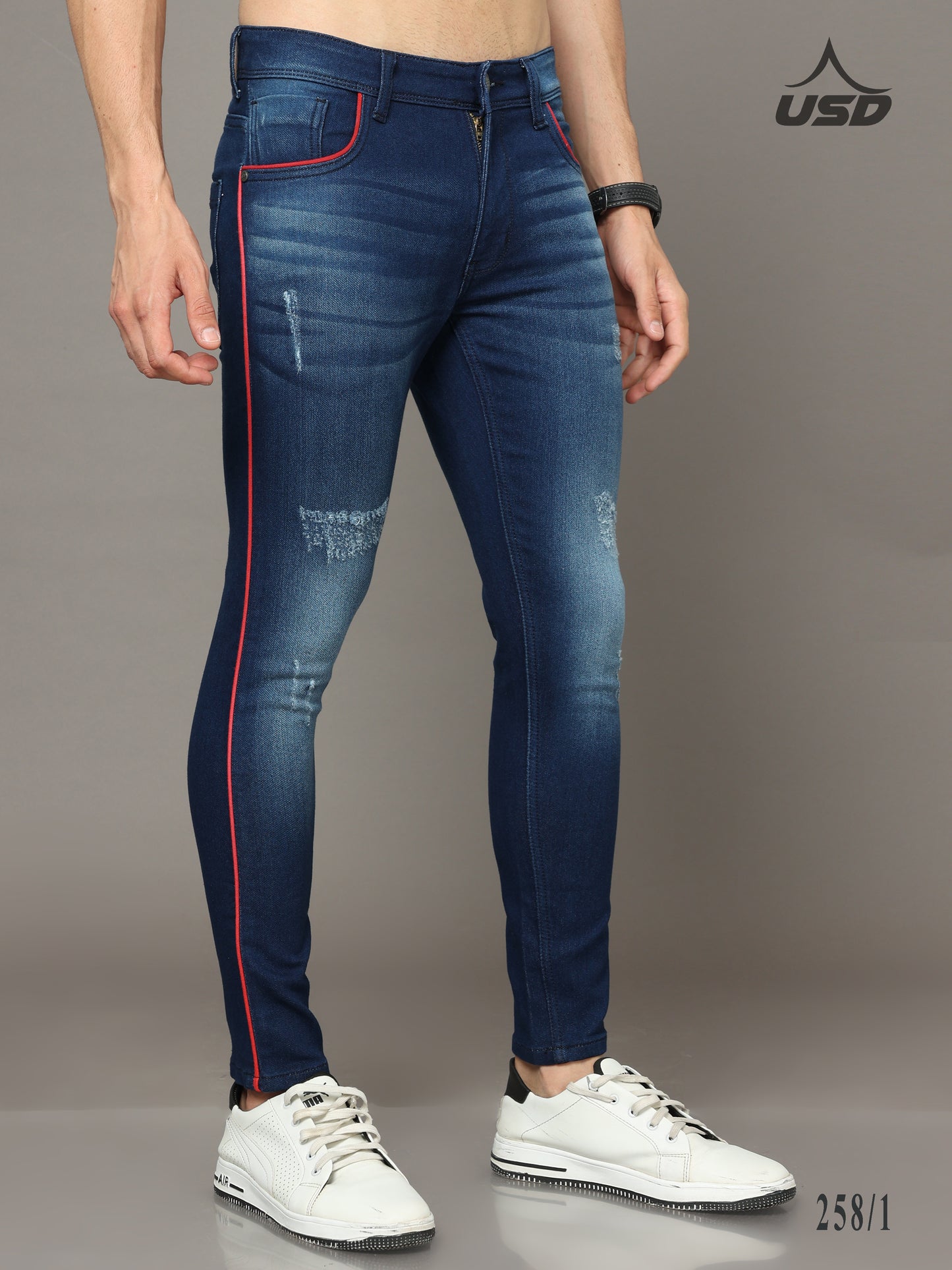 258/1-Designer Ankle Fit Jeans