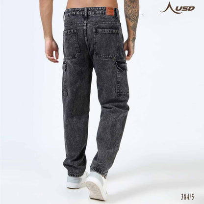 Super Stylish Baggy Cargo Jeans-JC-384-5