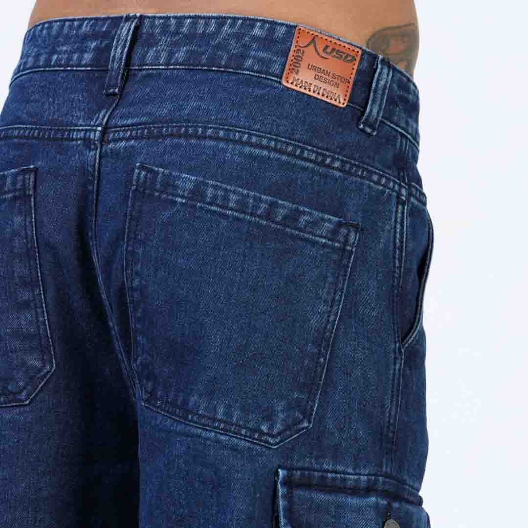 Super Stylish Baggy Cargo Jeans-JC-384-2