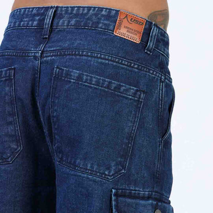 Super Stylish Baggy Cargo Jeans-JC-384-2