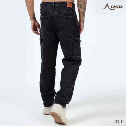 Super Stylish Baggy Cargo Jeans-JC-384-4