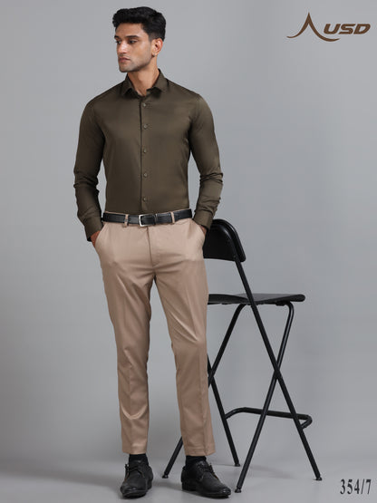354/7-Luxurious Satin Lycra Shirts