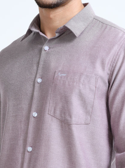 385/5-Premium Oxford Yarn Dyed Cotton Shirt for Men