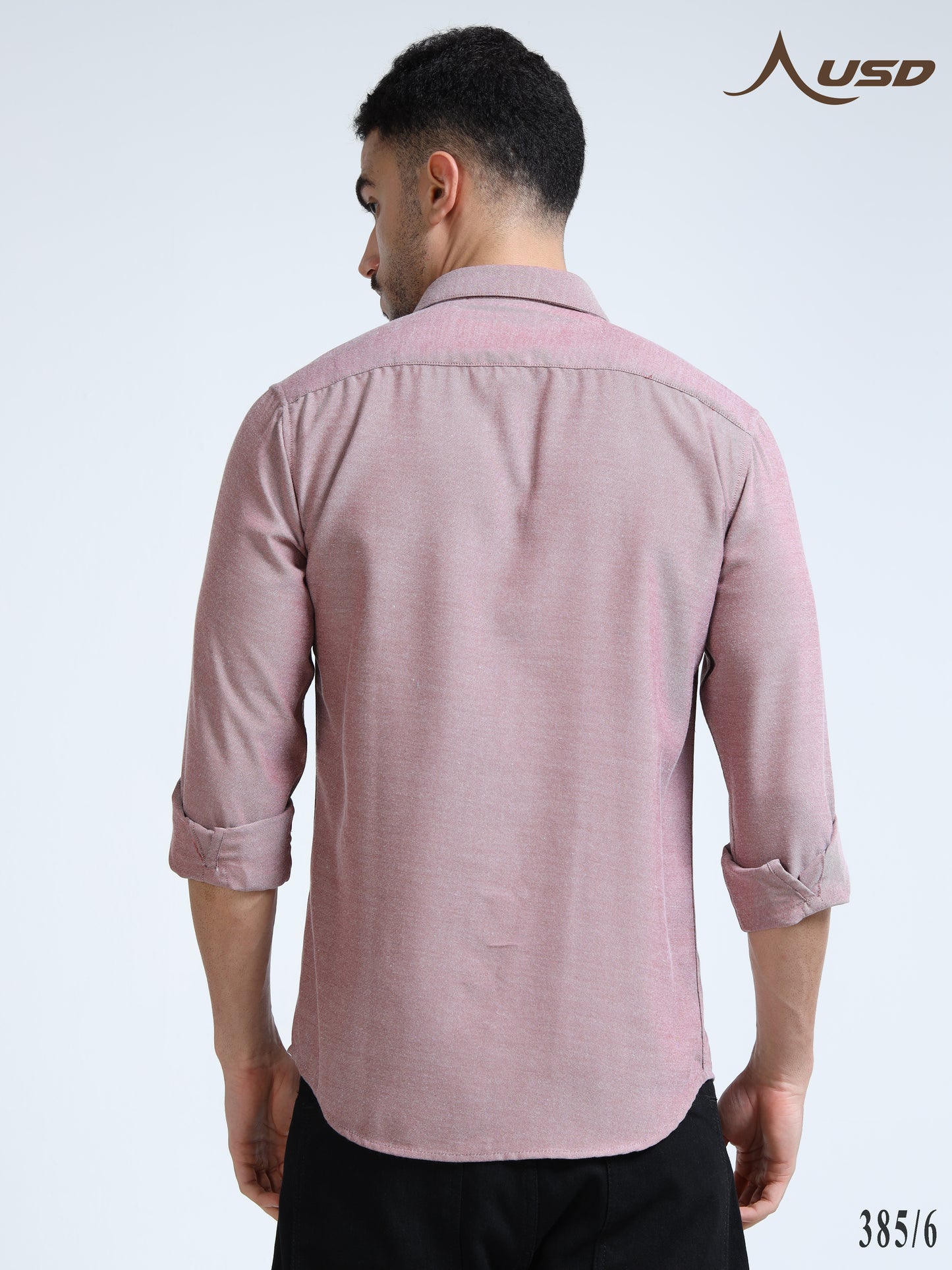 385/6-Premium Oxford Yarn Dyed Cotton Shirt for Men