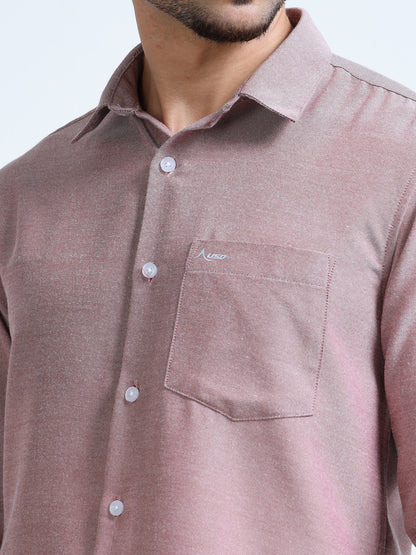 385/6-Premium Oxford Yarn Dyed Cotton Shirt for Men