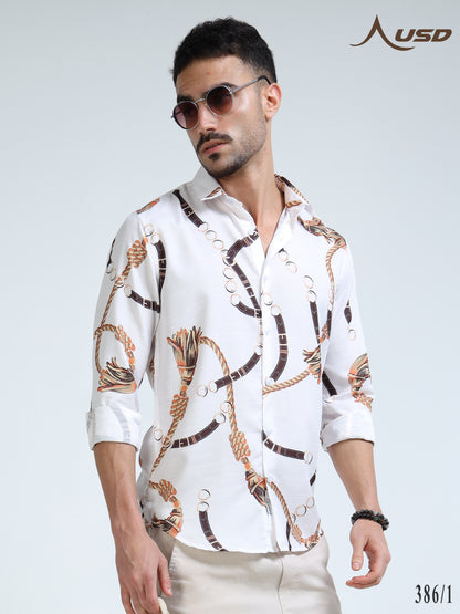 386/1-Premium Rayon Digital Print Shirt