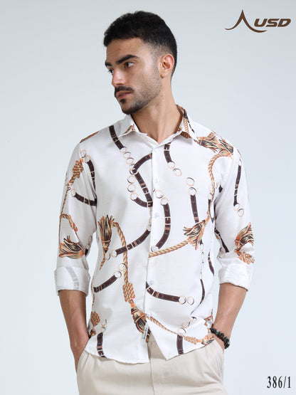386/1-Premium Rayon Digital Print Shirt