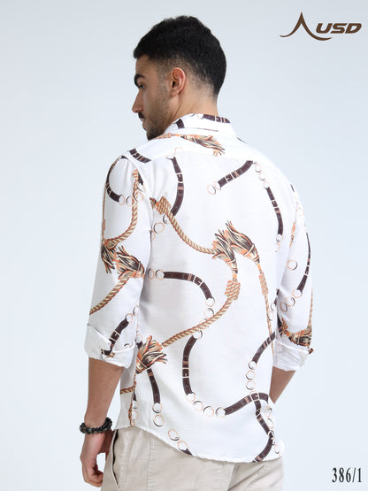 386/1-Premium Rayon Digital Print Shirt