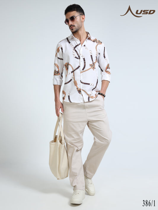 386/1-Premium Rayon Digital Print Shirt