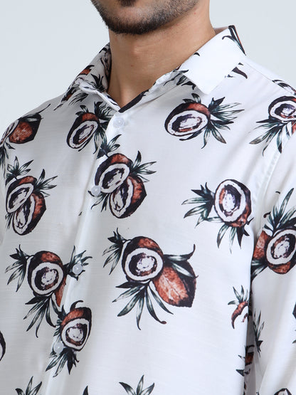 386/7-Premium Rayon Digital Print Shirt