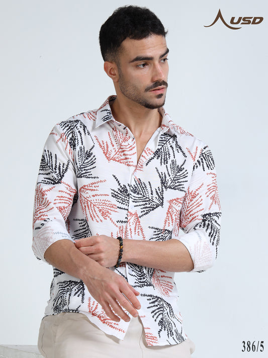 386/5-Premium Rayon Digital Print Shirt