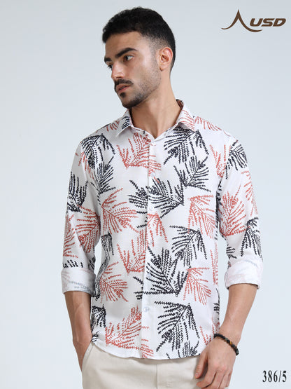 386/5-Premium Rayon Digital Print Shirt