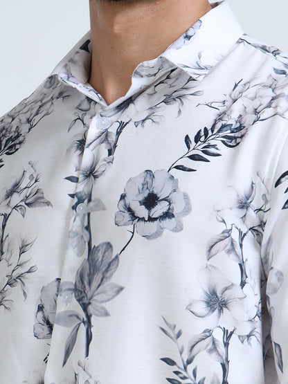 386/8-Premium Rayon Digital Print Shirt