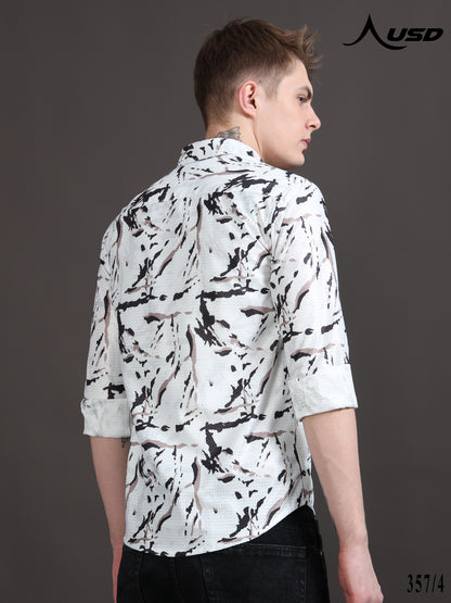 Crochet Digital Printed Shirts - 357/4