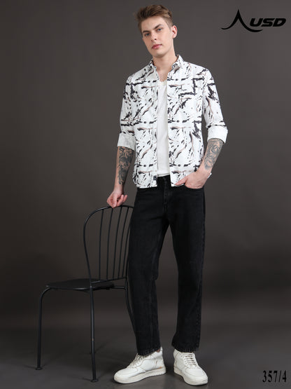 Crochet Digital Printed Shirts - 357/4