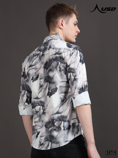 Crochet Digital Printed Shirts - 357/5
