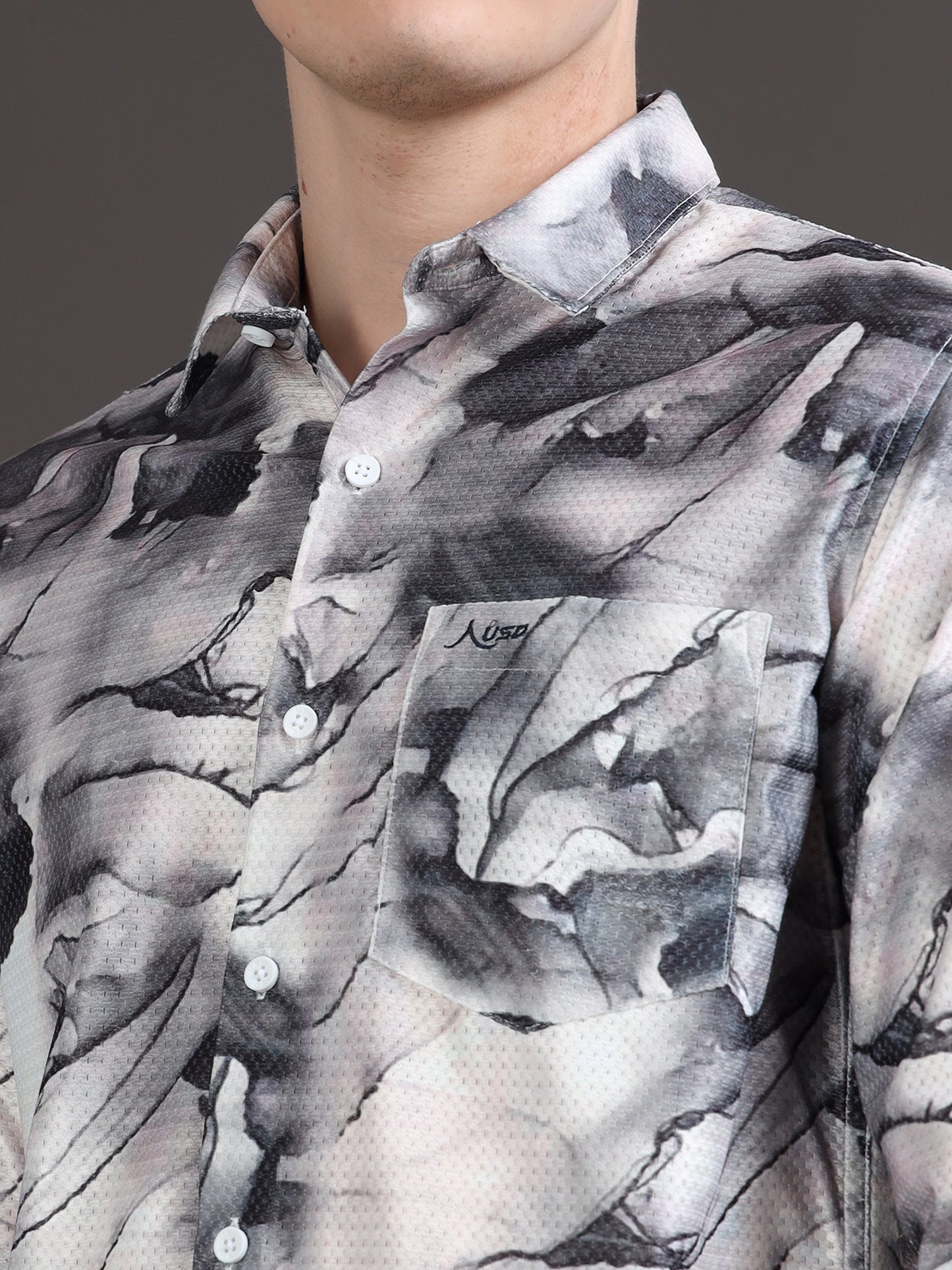 Crochet Digital Printed Shirts - 357/5