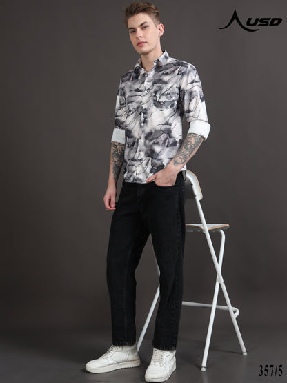 Crochet Digital Printed Shirts - 357/5