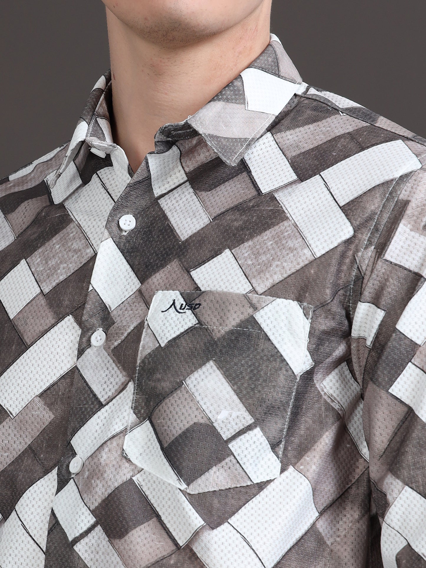 Crochet Digital Printed Shirts - 357/6