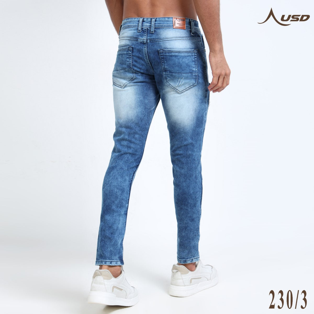 Ripped Ankle Fit Jeans Bold Streetwear-230/3