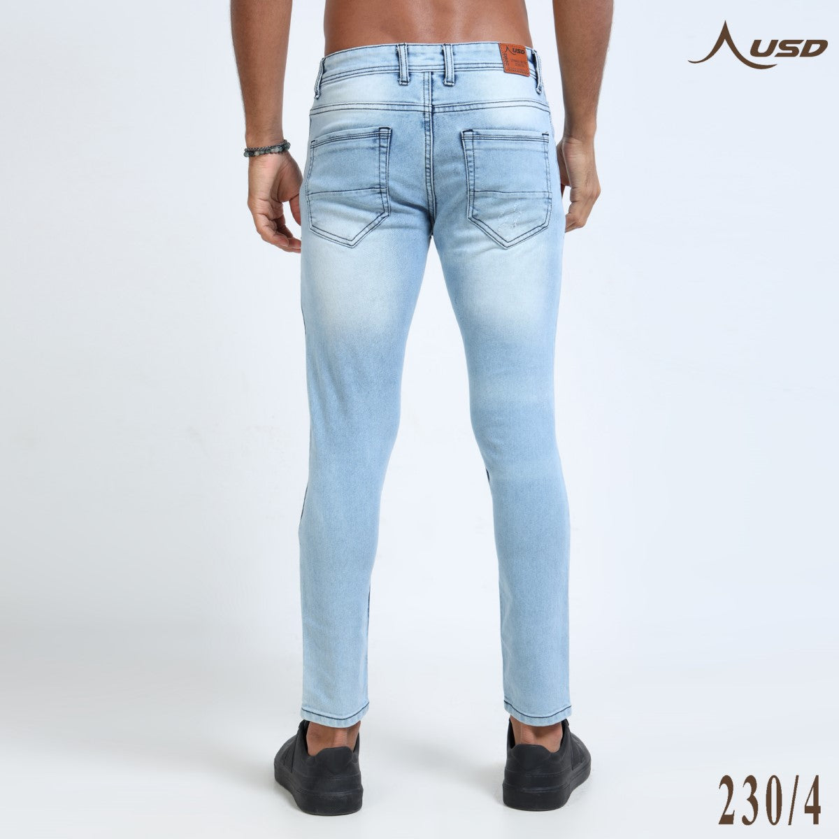 Ripped Ankle Fit Jeans Bold Streetwear-230/4
