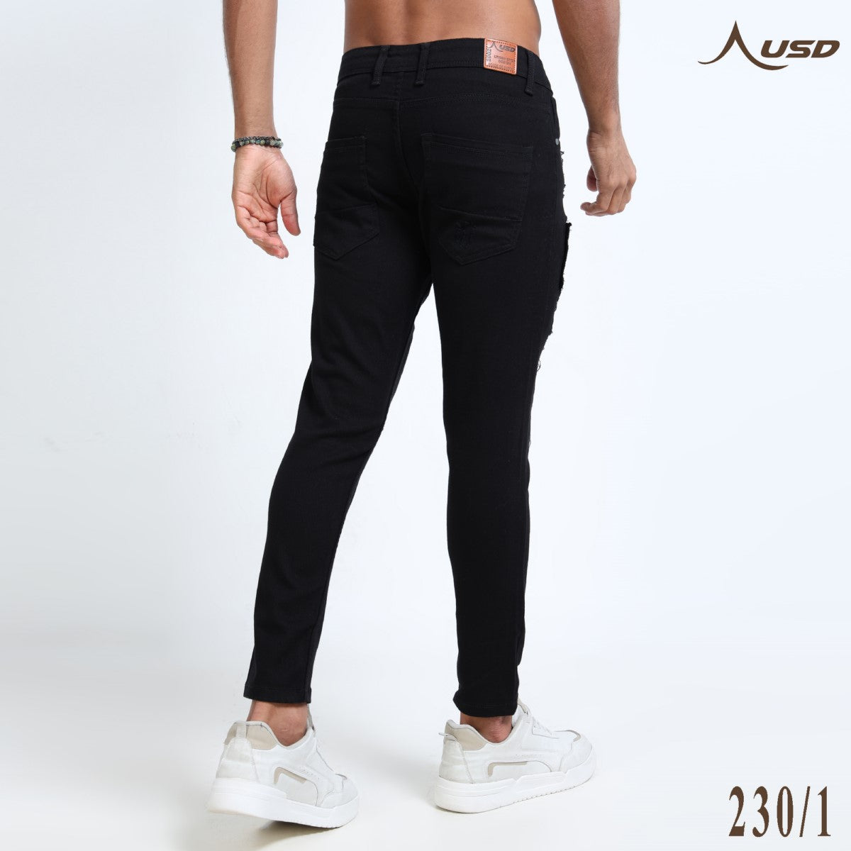 Ripped Ankle Fit Jeans Bold Streetwear-230/1