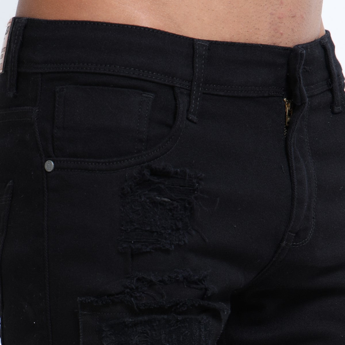Ripped Ankle Fit Jeans Bold Streetwear-230/1