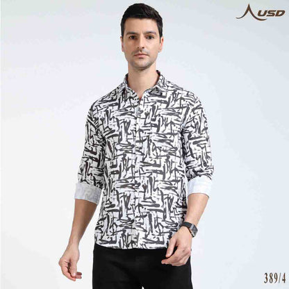 Premium Oxford Digital Printed Shirts-389/4