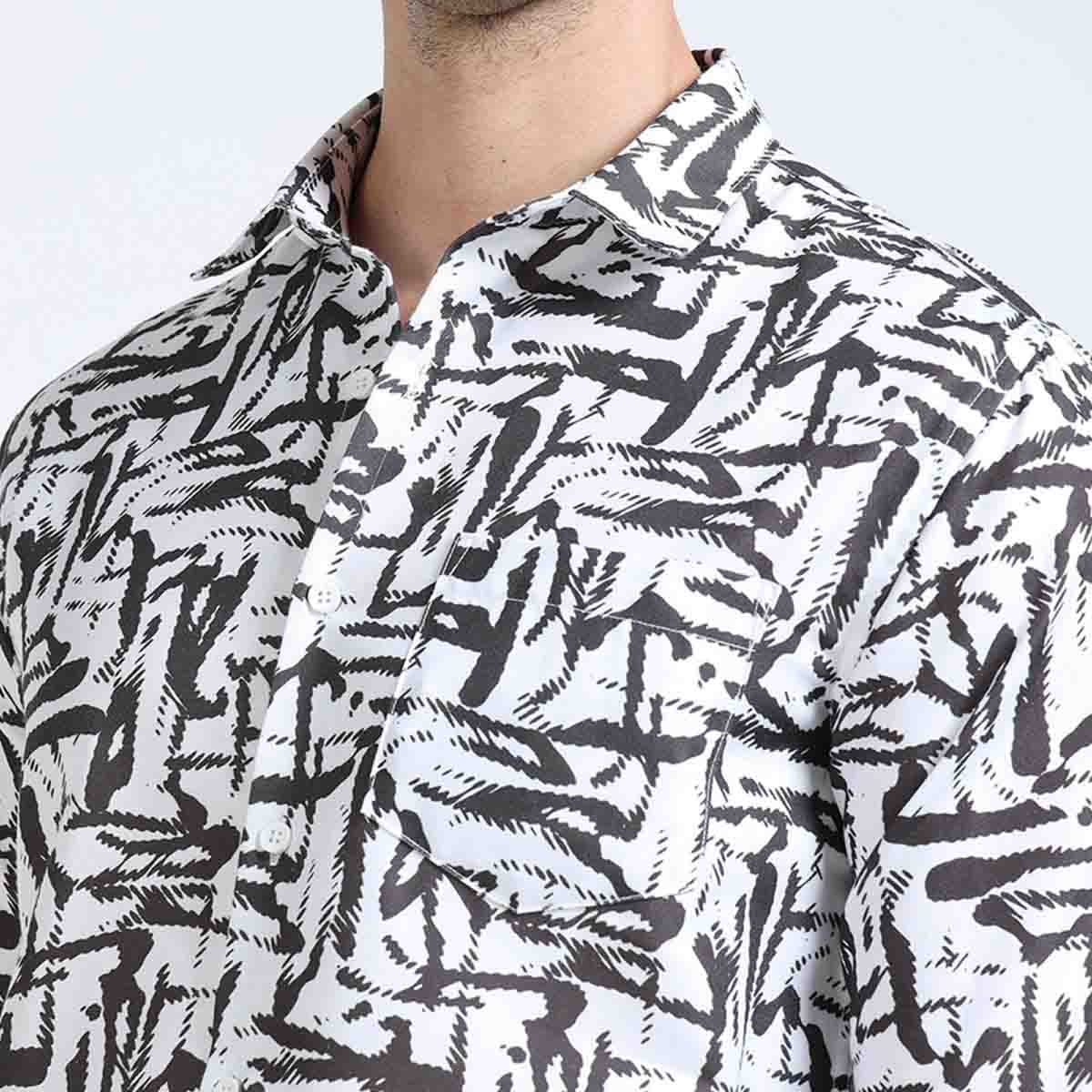 Premium Oxford Digital Printed Shirts-389/4