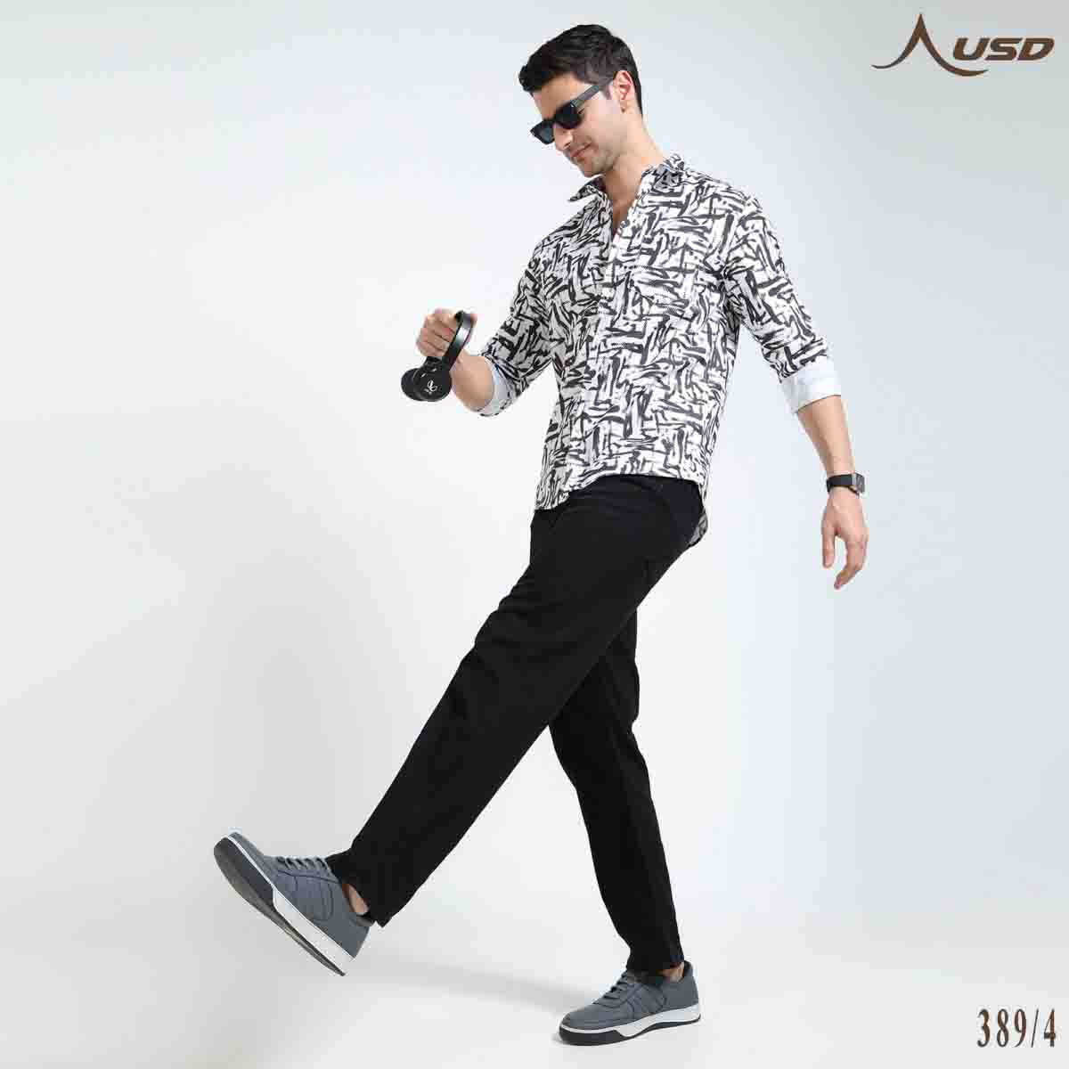 Premium Oxford Digital Printed Shirts-389/4