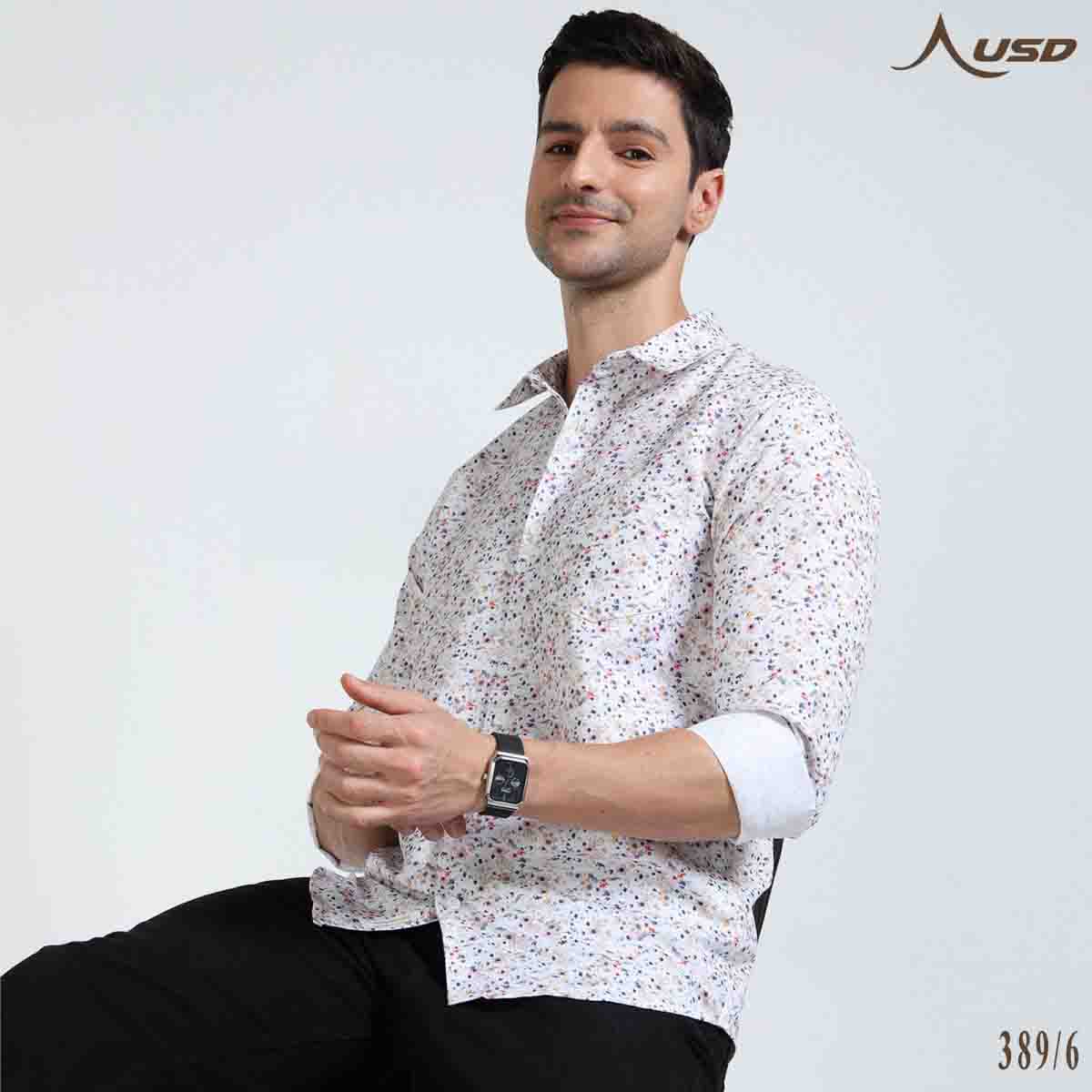 Premium Oxford Digital Printed Shirts-389/6
