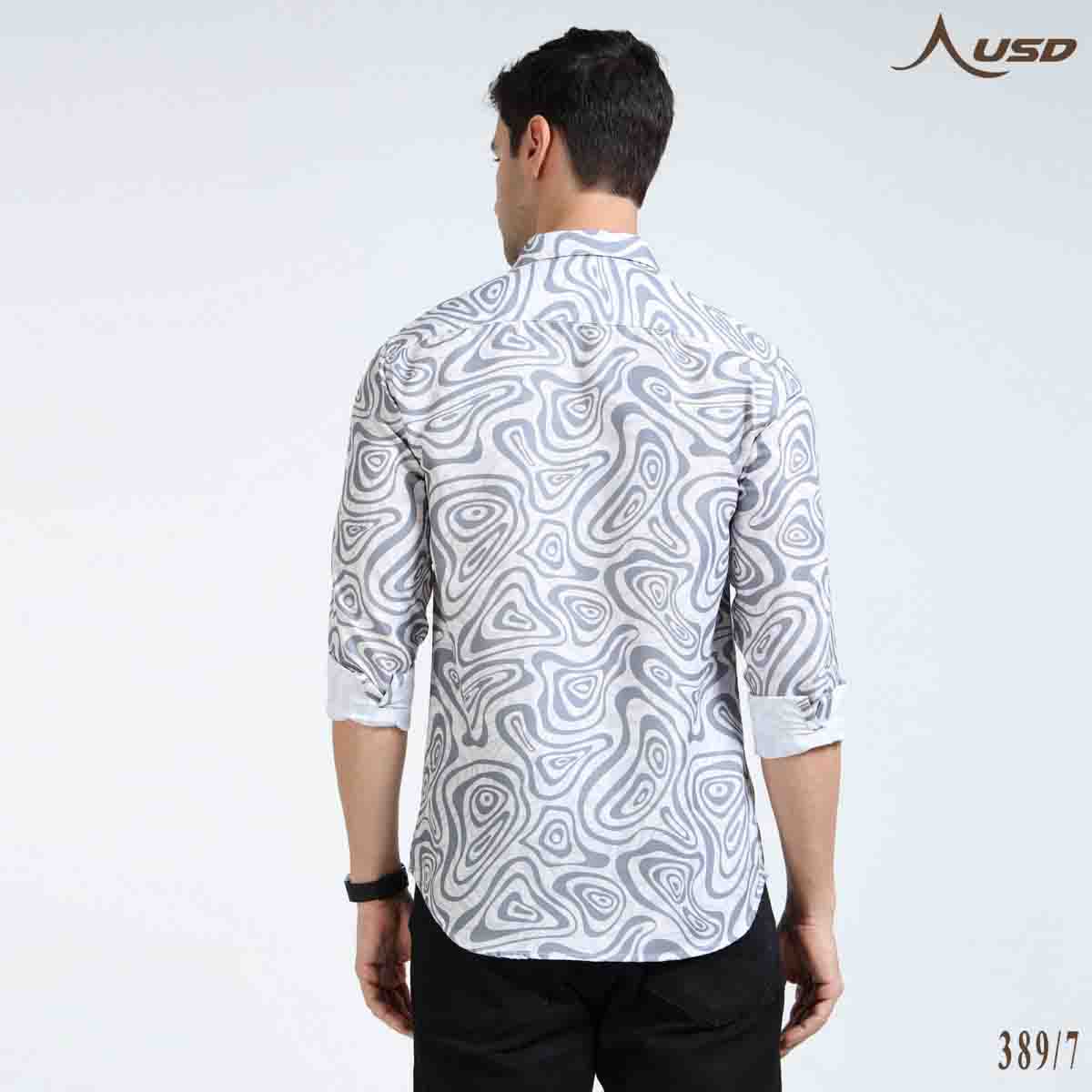 Premium Oxford Digital Printed Shirts-389/7