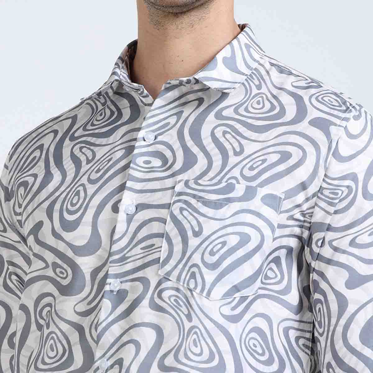 Premium Oxford Digital Printed Shirts-389/7